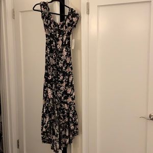 NEW- TAGS ON: Cotton Candy LA Hi-Low floral dress